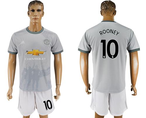 Manchester United #10 Rooney Sec Away Soccer Club Jersey